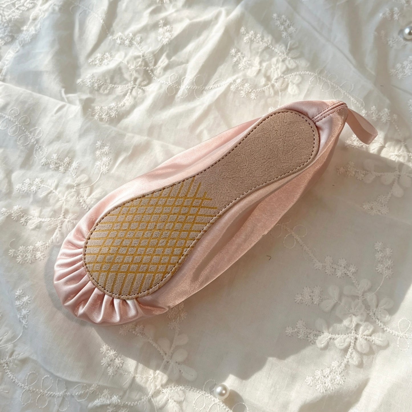 Coquette Satin Ballet-Slipper-Shaped Pencil Pouch — Multi-Use Pen & Makeup Bag for Students