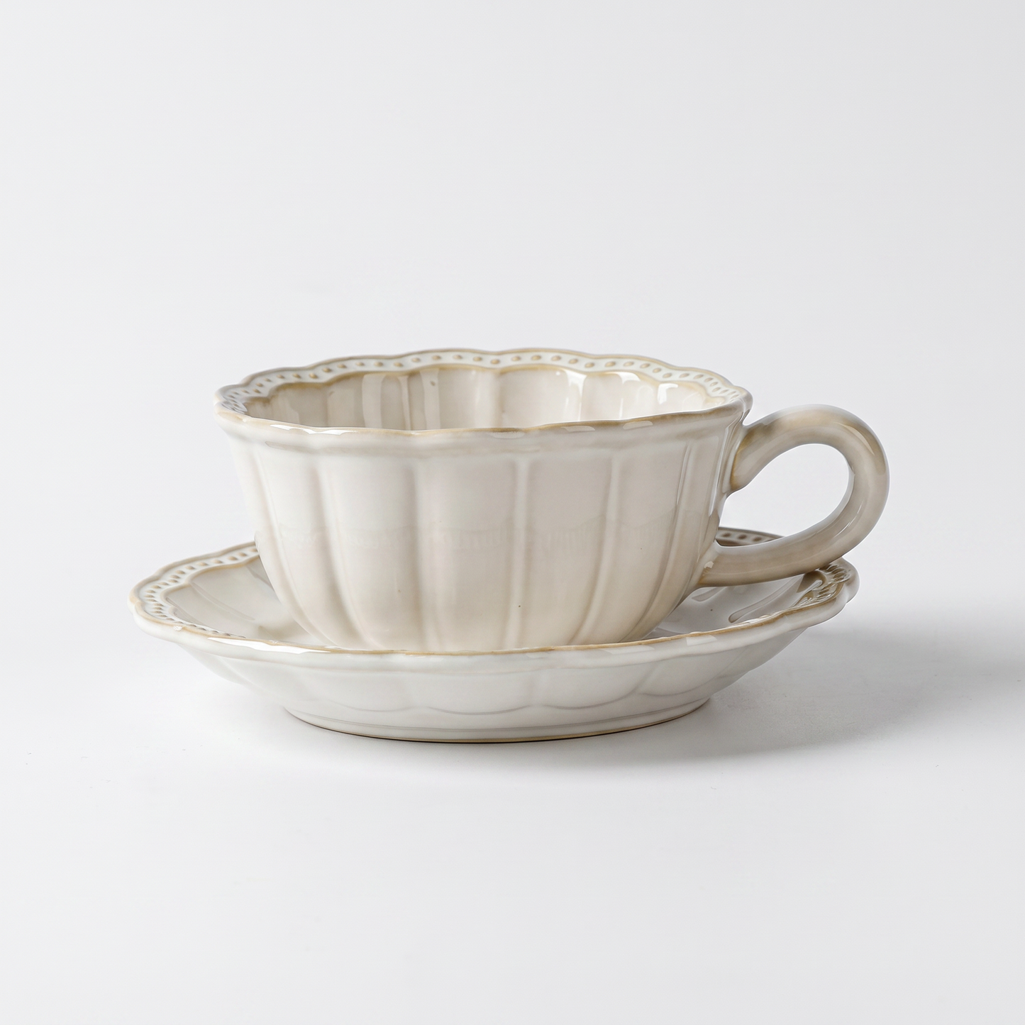 French Kiln-Glazed Reactive Ceramic Dinner Set   Bowl, Plate & Soup Bowl — Artisan Farmhouse Collection
